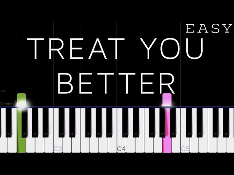 Shawn Mendes - Treat You Better | EASY Piano Tutorial