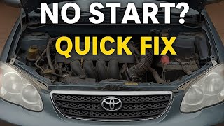 Toyota Corolla No Crank, No Start | Step-by-Step Troubleshooting Guide