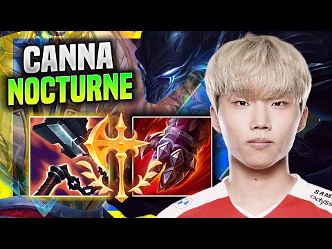 CANNA DESTROYING WITH NOCTURNE! - T1 Canna Plays Nocturne Top vs Irelia! | Season 11