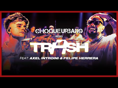 Axel Introini y Felipe Herrera junto a El Choque Urbano en Trash