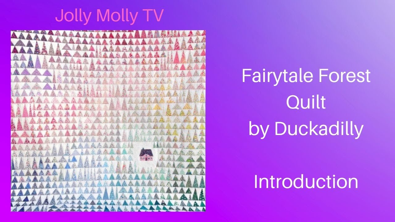 FairyTale Forest Quilt Tutorial #1, Introduction to Block of the Month Paper Piecing Sew-A-Long