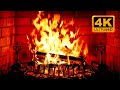 Cozy Fireplace 4K 12 HOURS Fireplace With Crackling Fire Sounds Crackling Fireplace 4K