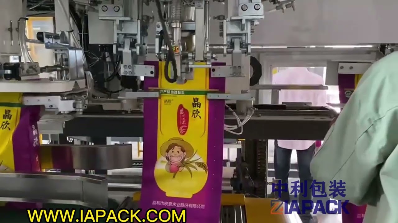 Semi automatic granule product bagging machine