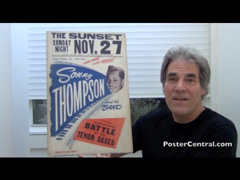 Thumbnail for Sonny Thompson Concert Poster 1949 Sunset Indianapolis by Sonny Thompson