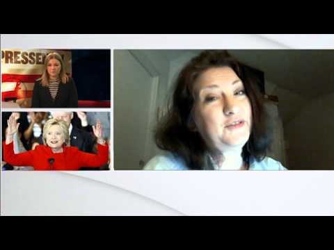 Deedee Gierow: "Ser ut som att Hillary Clinton vinner"