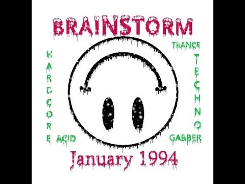 JANUARY 1994 @Brainstorm Club TECHNO ACID HARDCORE / THE ACIDIZER \ 90's old school GABBER TRANCE