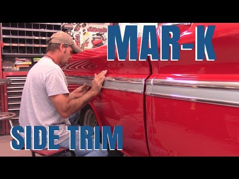 Install MAR-K side molding trim 63 Chevy c-10