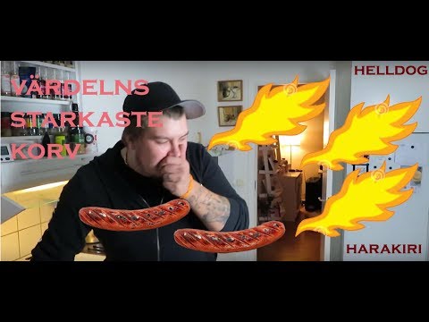 Äter världens starkaste korv Harakiri | Challenge