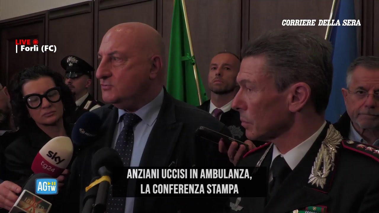 Anziani uccisi in ambulanza, la conferenza stampa