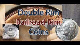 Double Rim Coin - Railroad Rim It's A Collar Die Clash - See How Collar Clash Mint Error Happen