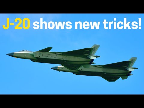 J-20 new tricks unveiled in latest flight demo! Chinese Air Force Airshow videos