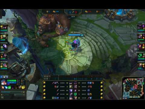 Sona Support vs Thresh (18.07.2017) - LoL 7.14