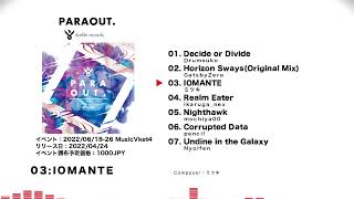 【M3-2022春】PARAOUT. クロスフェードデモ
