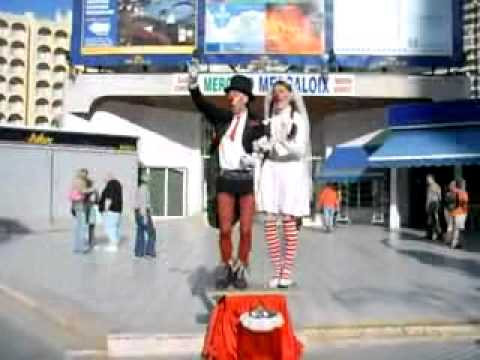 Buskers in Benidorm