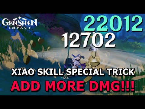 HOW TO GET MORE DAMAGE WITH XIAO SKILL - GENSHIN IMPACT #228