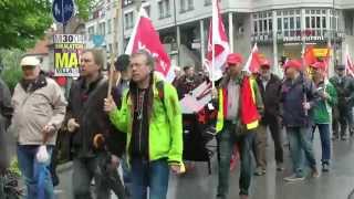 preview picture of video '1 MAI 2014 Detmold Demozug HD720'