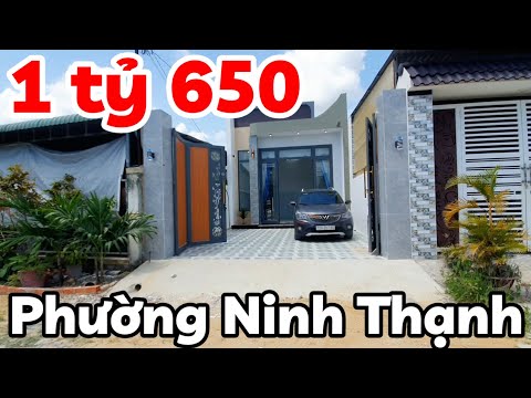 Nhà gần Chợ Bàu Năng 3 phòng ngủ 2 toilet giá 1 tỷ 650 triệu kế bên dự án Bệnh viện mới Tây Ninh