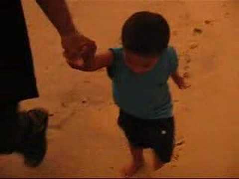 Siddhant - Walking along beach