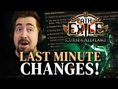 These NEW Patch Notes are looking JUICY!! [PoE1 3.29]