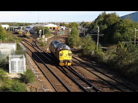 Colas Rail Class 37 No. 37099 on 0Z63 & 0Z64 in Various Manchester Locations on 21.10.21 - HD