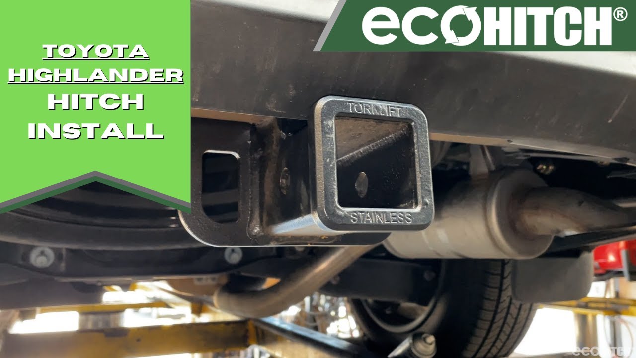 How to Install a Toyota Highlander Hitch by EcoHitch X7421