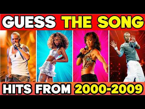 Guess the Songs & Artists 🎤 | Most Popular Hits 2000-2009 | 🎶 Music Quiz