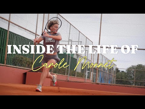INSIDE THE LIFE OF PROFESSIONAL TENNIS PLAYER - CAROLE MONNET!🎾🔥
