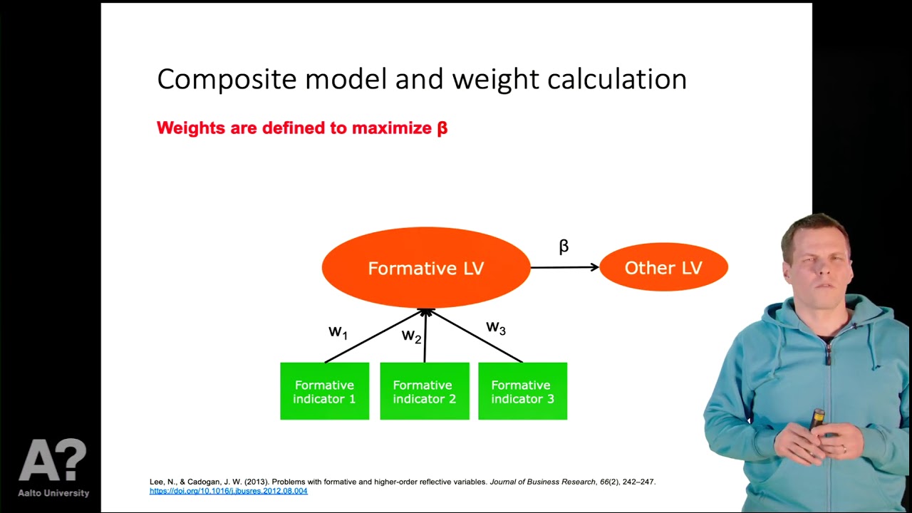 Statistical issues in formative models