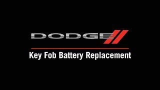 Key Fob Battery Replacement | How To | 2020 Dodge Durango