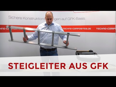 Eine Hailo Steigleiter aus Faserverstärktem Kunststoff statt Alu?