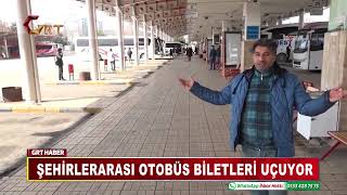 ŞEHİRLERARASI OTOBÜS BİLETLERİ UÇUYOR