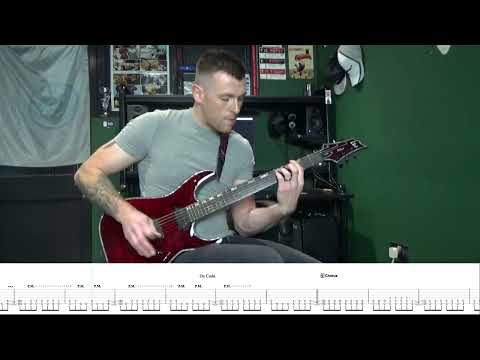 Dinosaur Pile-Up - Thrash Metal Cassette - Guitar Cover (With On-screen Tabs)