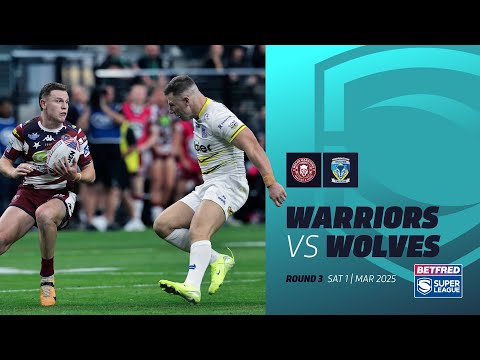 Las Vegas Highlights | Wigan Warriors v Warrington Wolves | 2025 Betfred Super League, Round 3