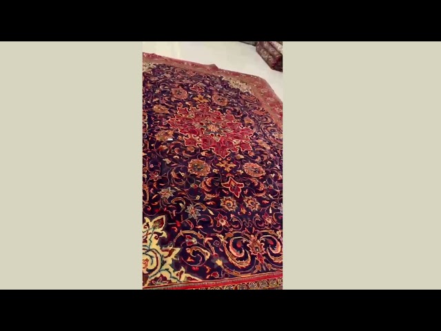 سجاد ايراني محل صوف - صناعة و نسيج يدوي | مقاس: 2.77x3.78 m