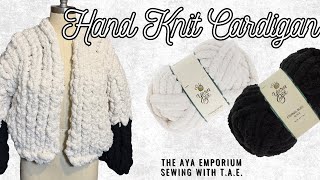 How to Hand Knit a Chunky Yarn Sweater | pt 2