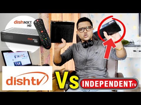 Independent DTH TV Exclusive | Dish TV Vs Independent TV Live Comparison in HINDI Video