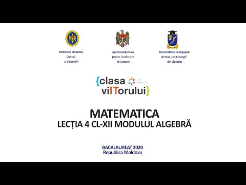 Matematica, Clasa 12, Lecția 4