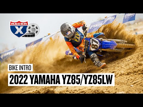 First Ride on New 2022 Yamaha YZ85 & YZ85LW (Large Wheel)