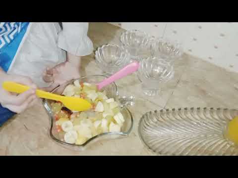 let's make fruit 🥗 with Nabeera #nabeera