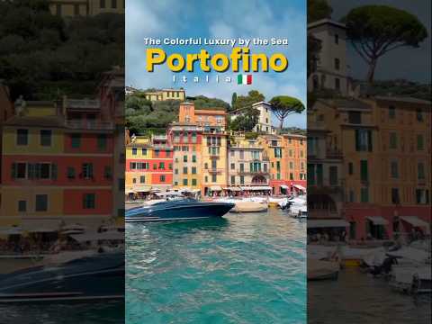 Portofino, Italy: The Colorful Luxury by the Sea #travel #italy #portofino #liguria #hiddengems