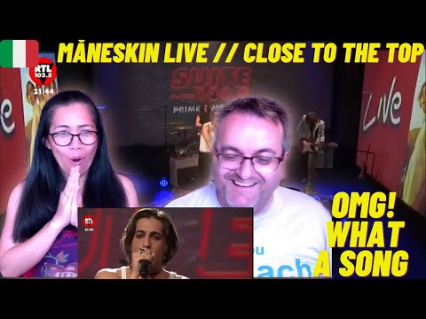 🇩🇰NielsensTv REACTS TO 🇮🇹 Måneskin Live // Close to the Top | OMG WHAT A SONG😱😱👏💕