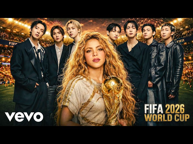 SHAKIRA X BTS – One World One Dream (Official FIFA World Cup 2026 Song) | Video Clip SDDEFAULT Thumbnail