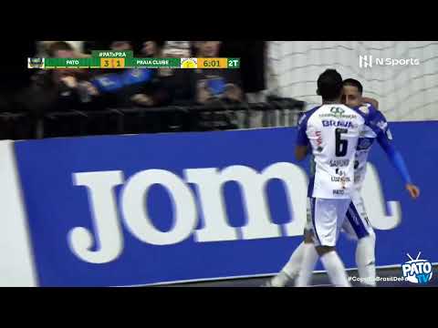 PATO FUTSAL 4 X 2 PRAIA CLUBE - GOLS - COPA DO BRASIL SICREDI DE FUTSAL 2022