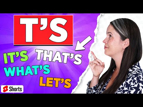 What's, It's, That's, Let's CAN SOUND THE SAME! #SHORTS