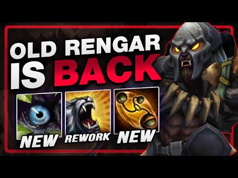 NEW RENGAR UPDATE: OLD RENGAR IS BACK! | RENGAR REWORK 11.17 FIRST IMPRESSIONS!