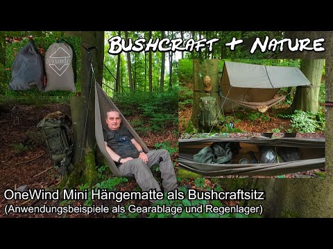 OneWind Mini Hammock as Bushcraft Seat