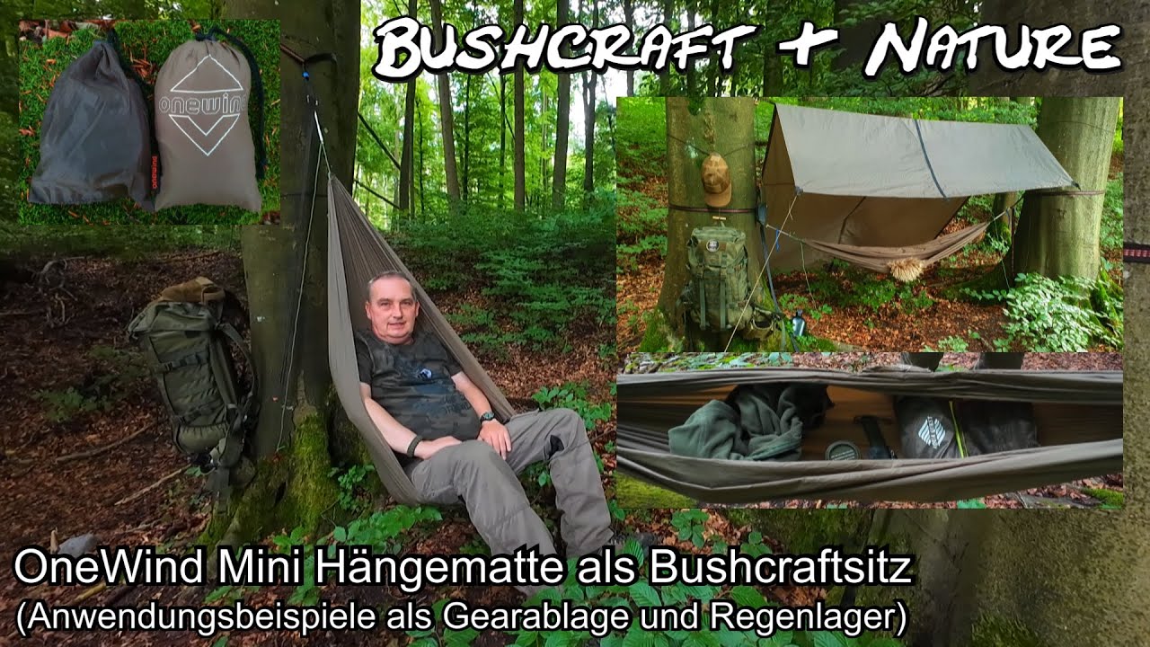 OneWind Mini Hammock as Bushcraft Seat