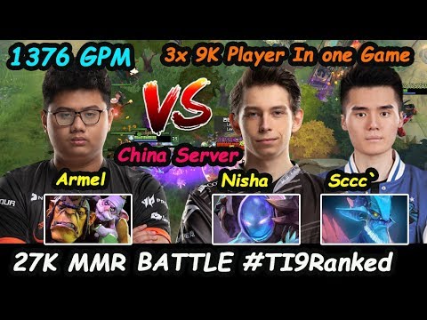 TNC Armel - [Alchemist] Insane Farm 1376 GPM vs Sccc Nisha  #TI9 Ranked Dota 2 7.22 Pro Gameplay