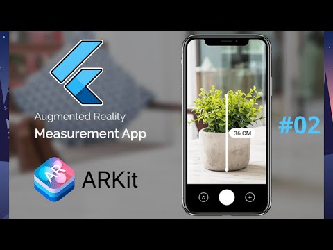 Flutter 2 5 Augmented Reality App AR Measurement App Tutorial 02 Flutter ArKit Developer Course