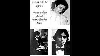 'Mimus Magicus'(Jan Novak), Anna Baldo soprano A.Bambace piano M.Pedron clarinet